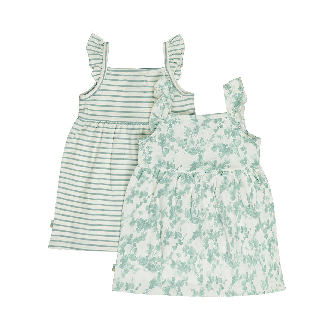 Pack 2 vestidos de tirantes bebé niña / niña