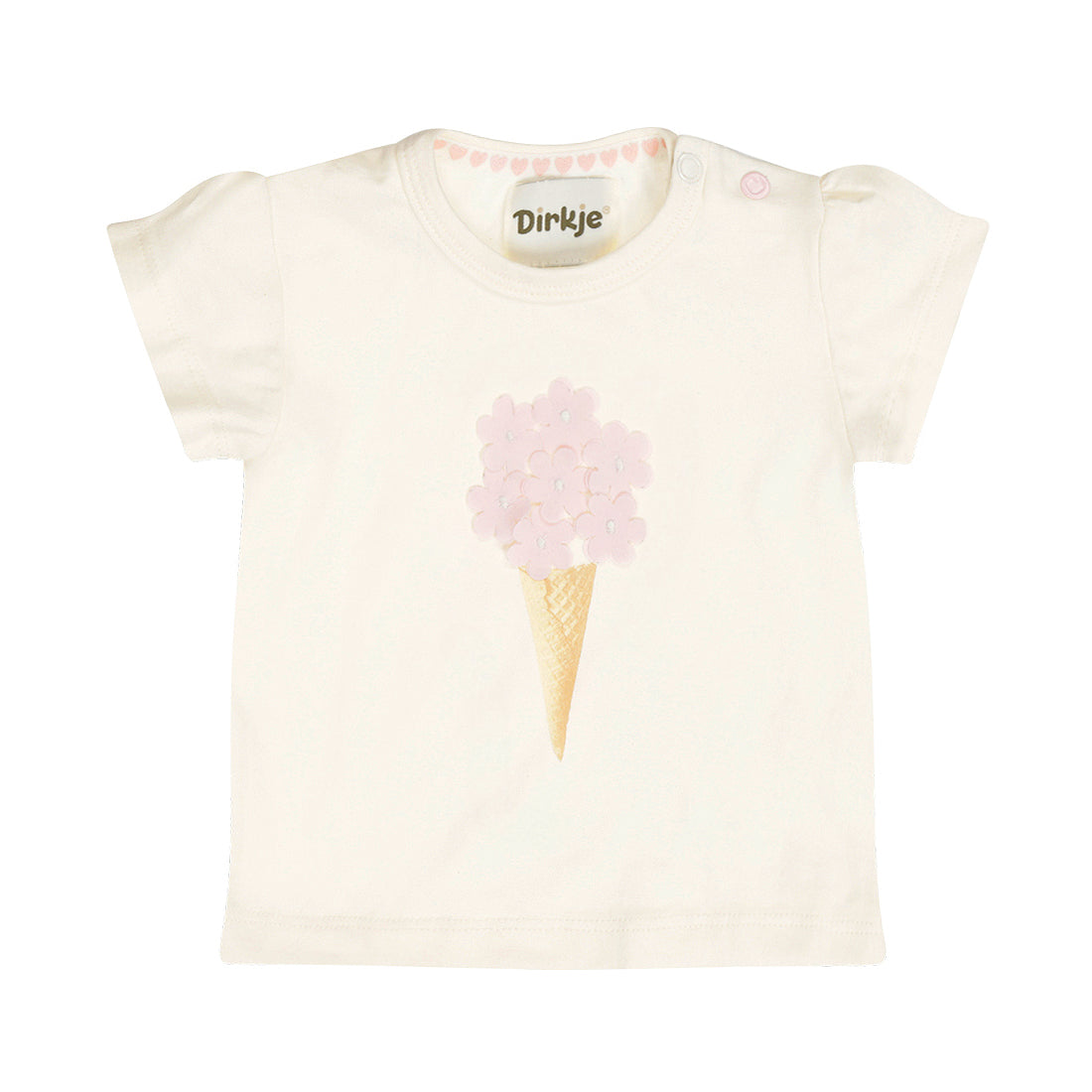 Camiseta manga corta bebé niña / niña