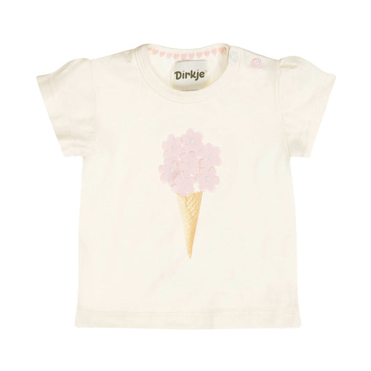 Camiseta manga corta bebé niña / niña