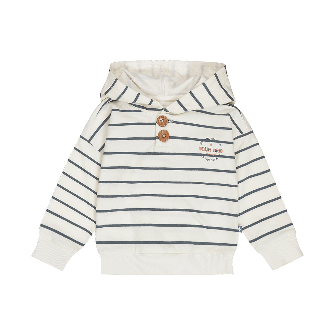 Haurtxo mutilen eta mutilen marradun sudadera