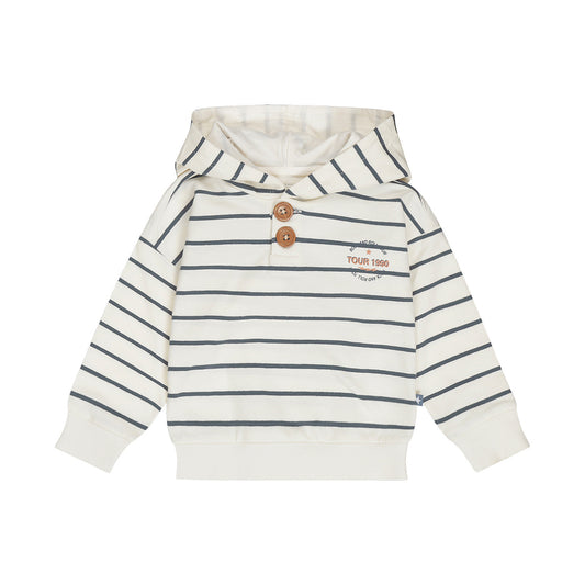 Sudadera con capucha rayas bebé niño / niño