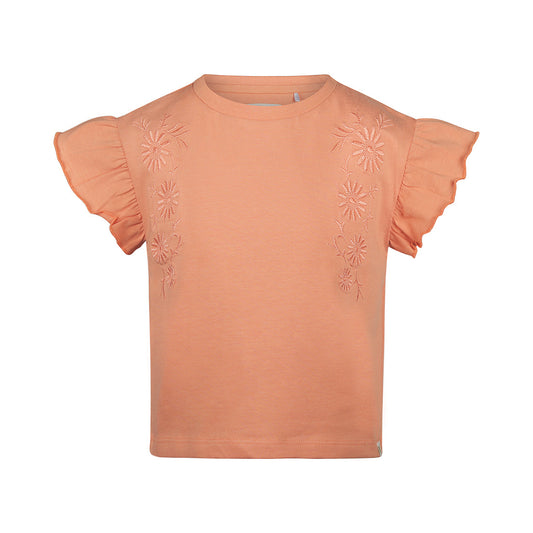 Camiseta manga corta loose fit niña