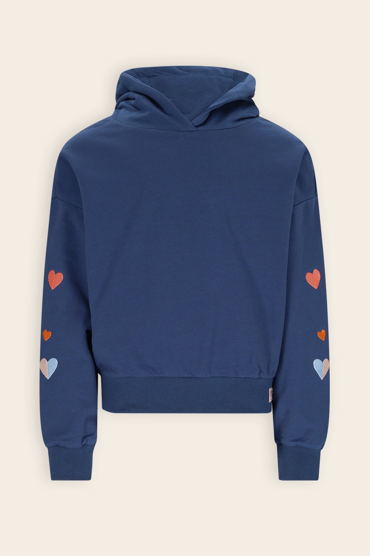 Sudadera con capucha corazones Kumy niña