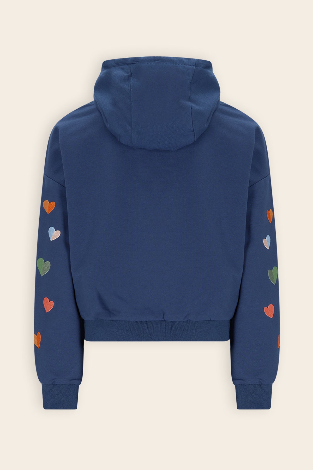Sudadera con capucha corazones Kumy niña