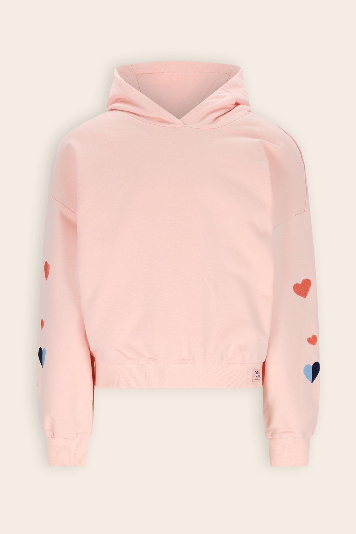 Sudadera con capucha corazones Kumy niña