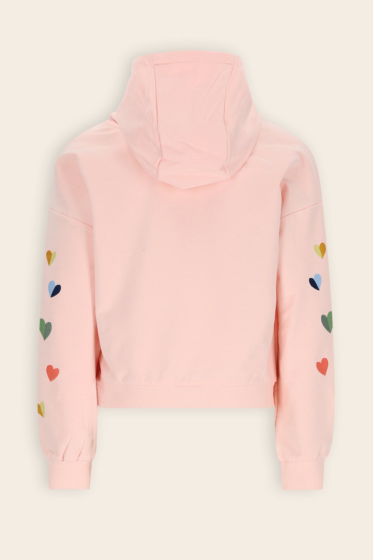 Sudadera con capucha corazones Kumy niña