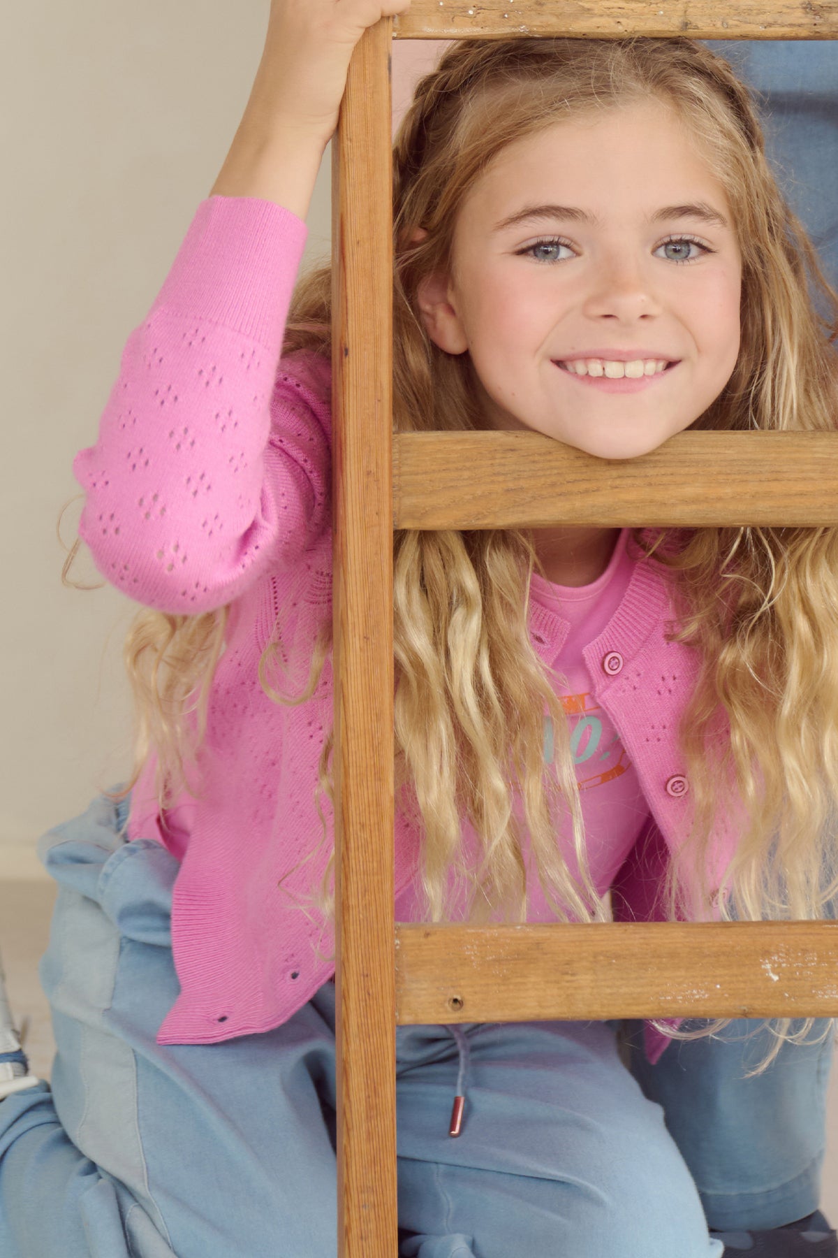 Cardigan de punto niña Alia Ajour