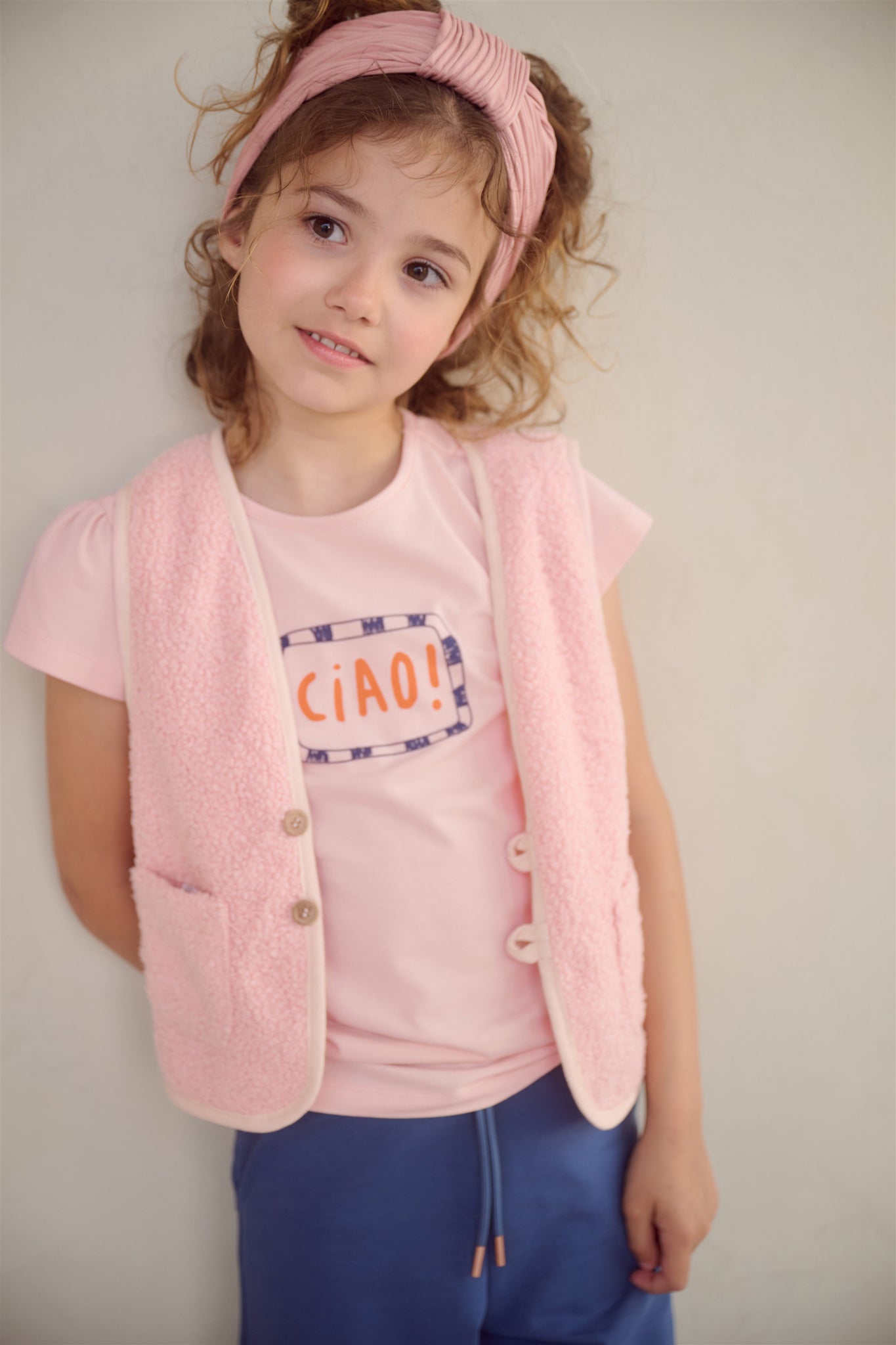 Camiseta manga corta Kiss CIAO niña