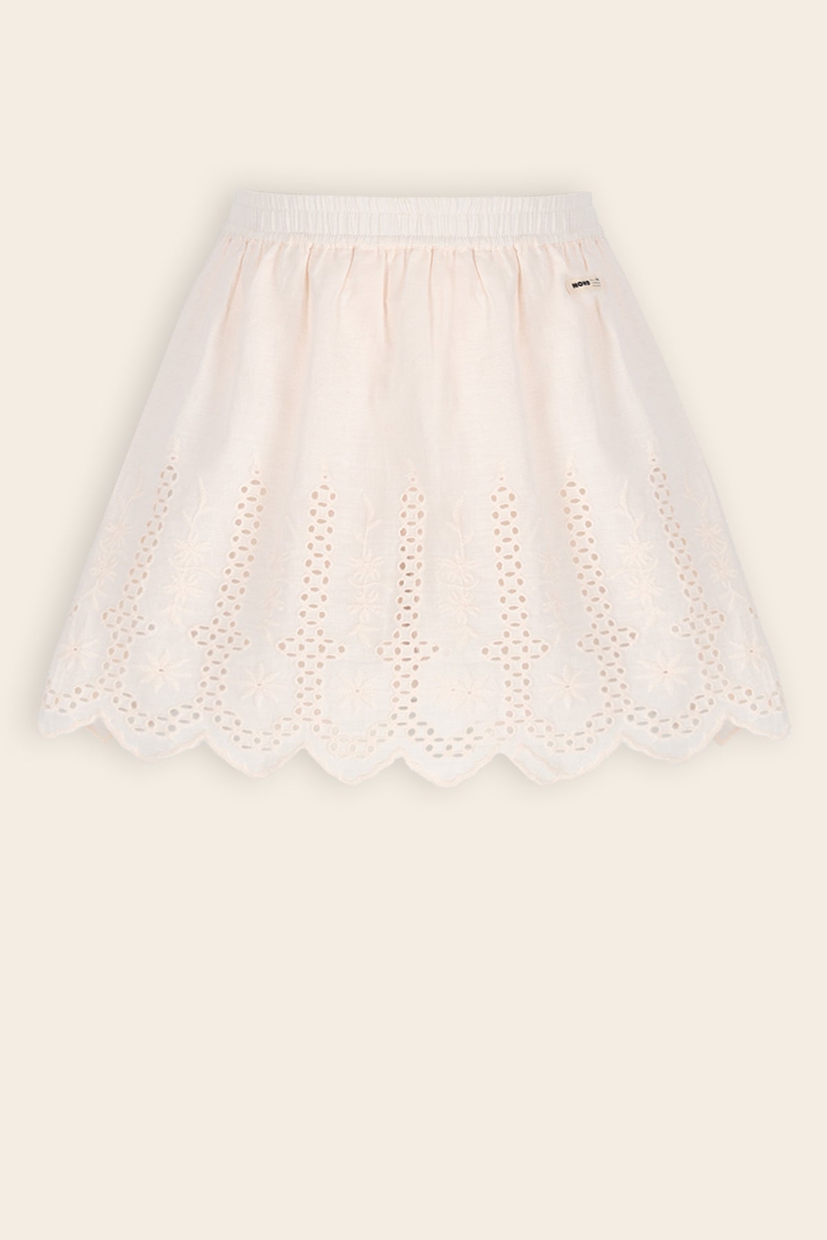 Falda borde bordado niña Nova