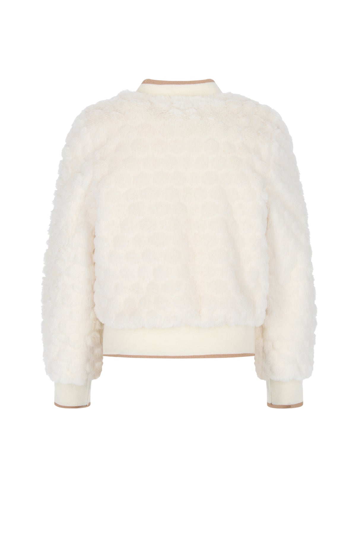 Chaqueta de pelo para interior con cremallera Doris niña