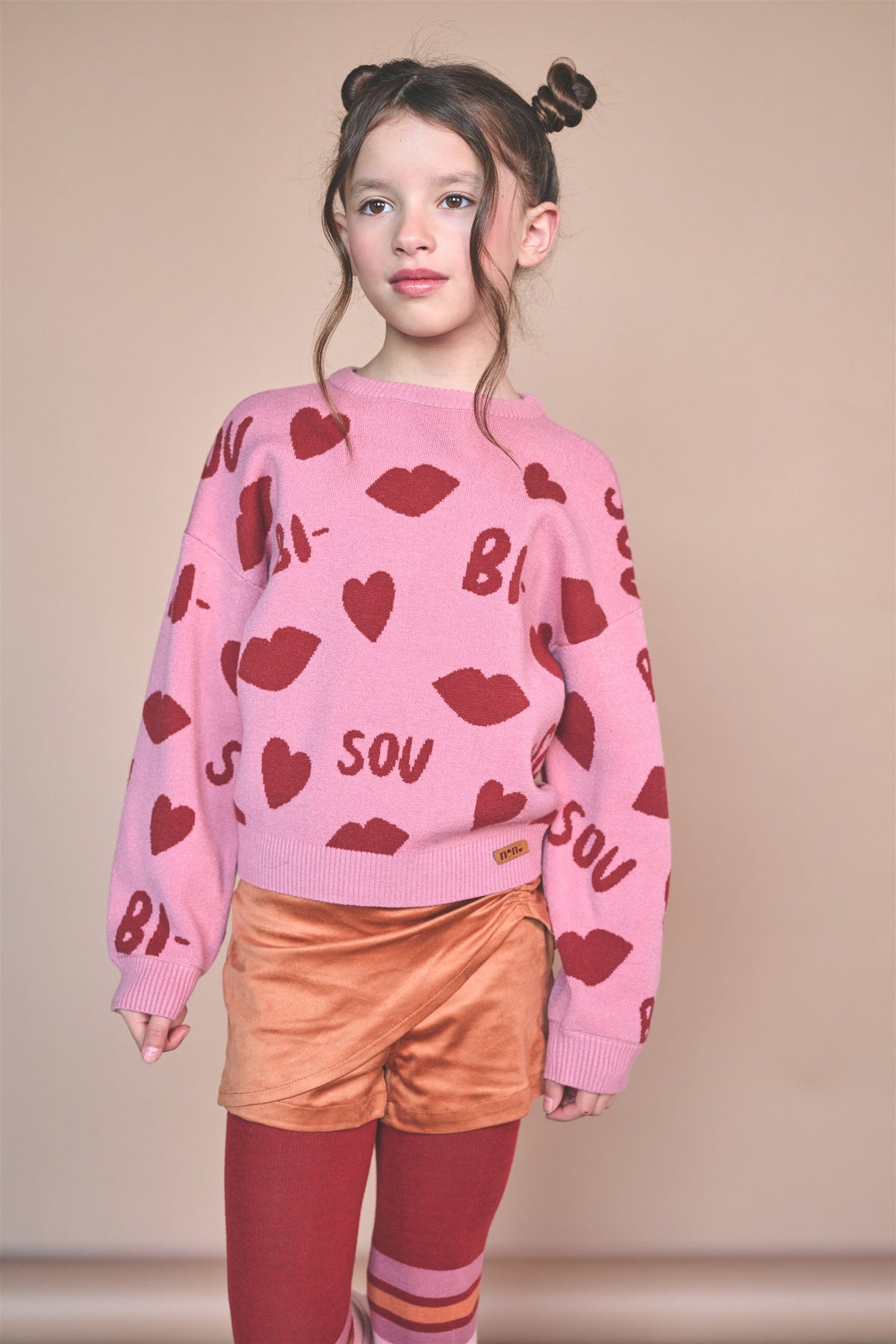 Jersey de punto jacquard BISOU Katie niña