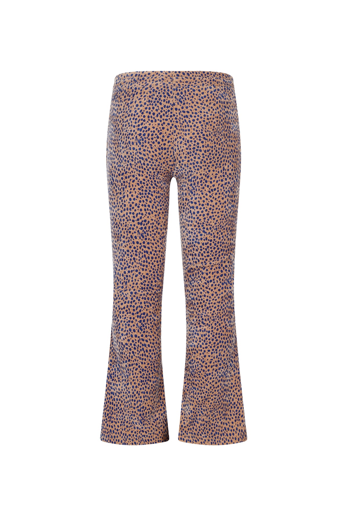 Pantalón de jersey de terciopelo acampanado con estampado integral Sady niña