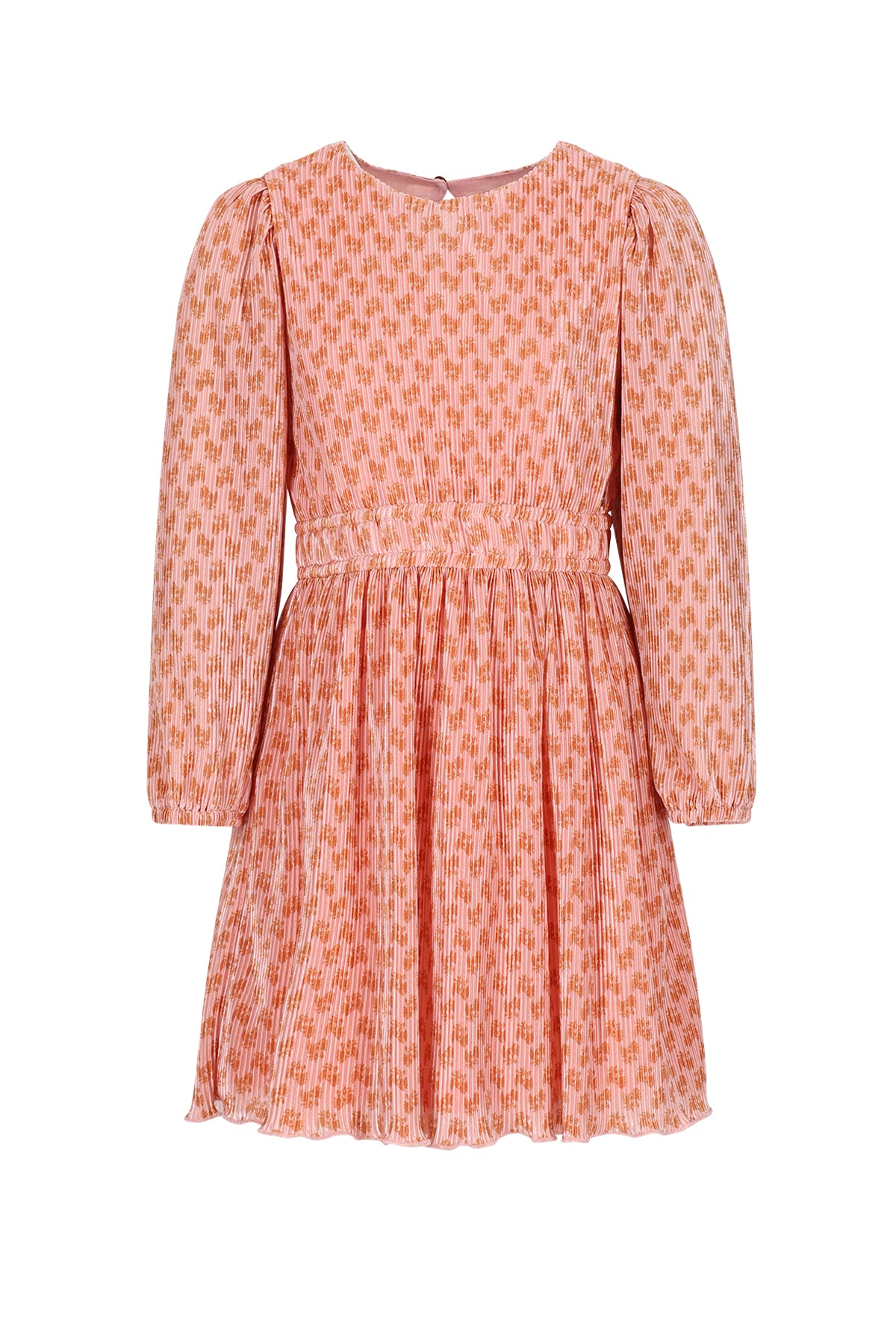 Vestido plisado con estampado de flores indias Mamai niña
