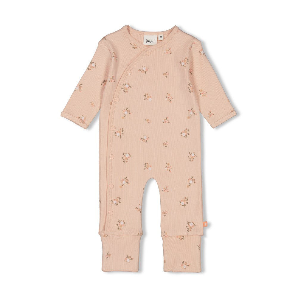 Pijama con pies bebé niña