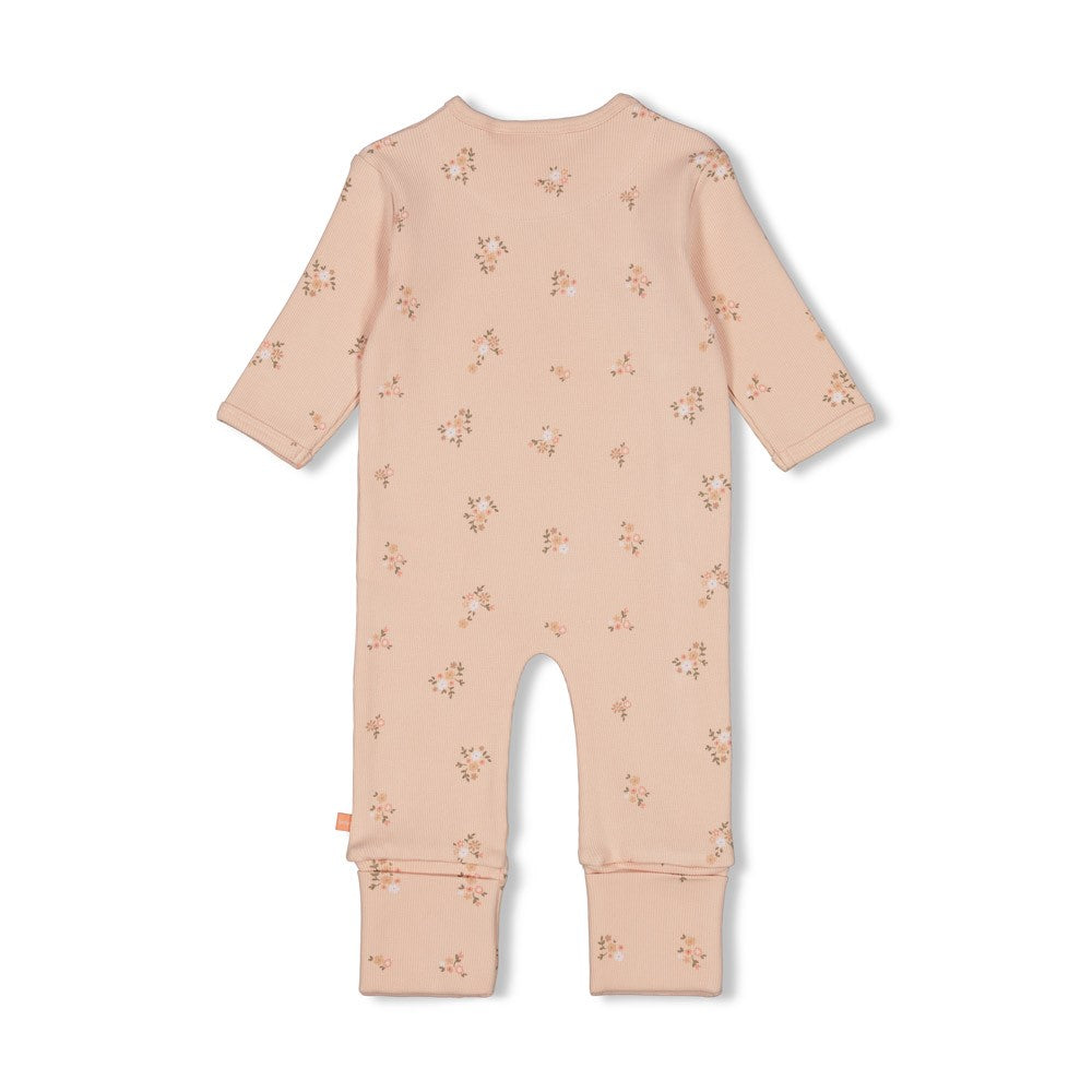 Pijama con pies bebé niña
