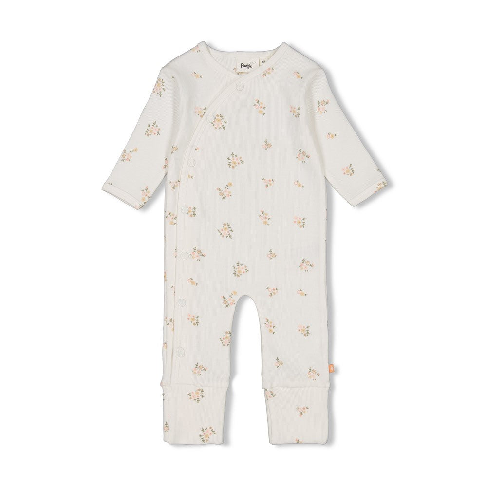 Pijama con pies bebé niña