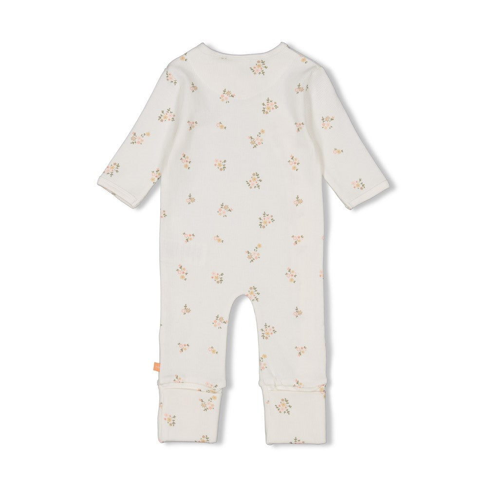 Pijama con pies bebé niña
