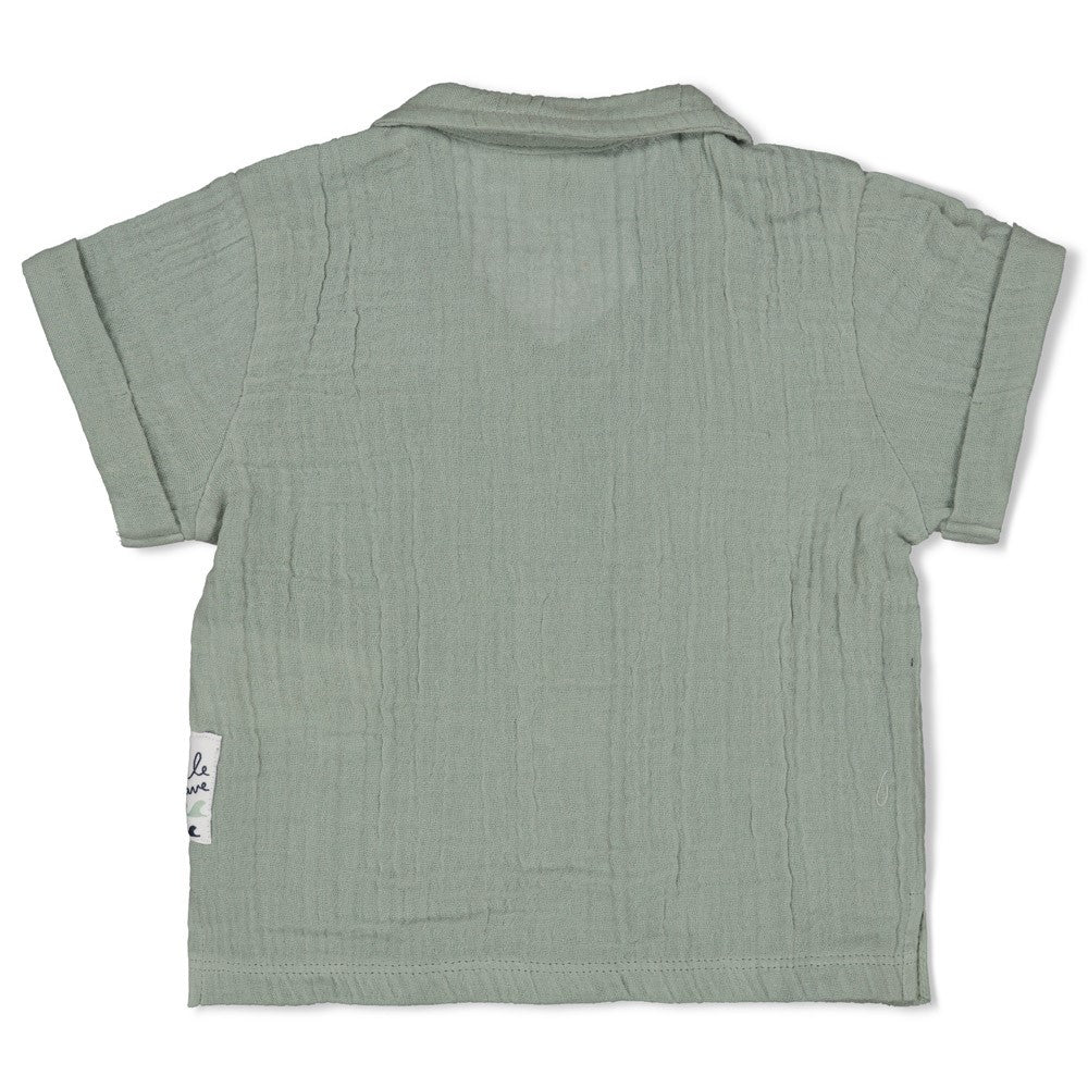 Blusa muselina manga corta bebé niño Summer Woven