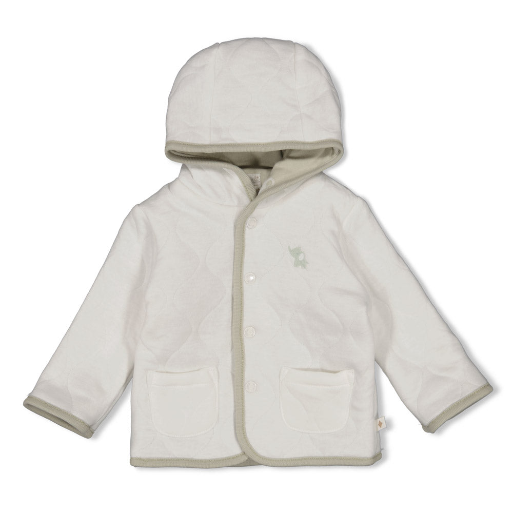 Chaqueta reversible con capucha bebé niño Elephant