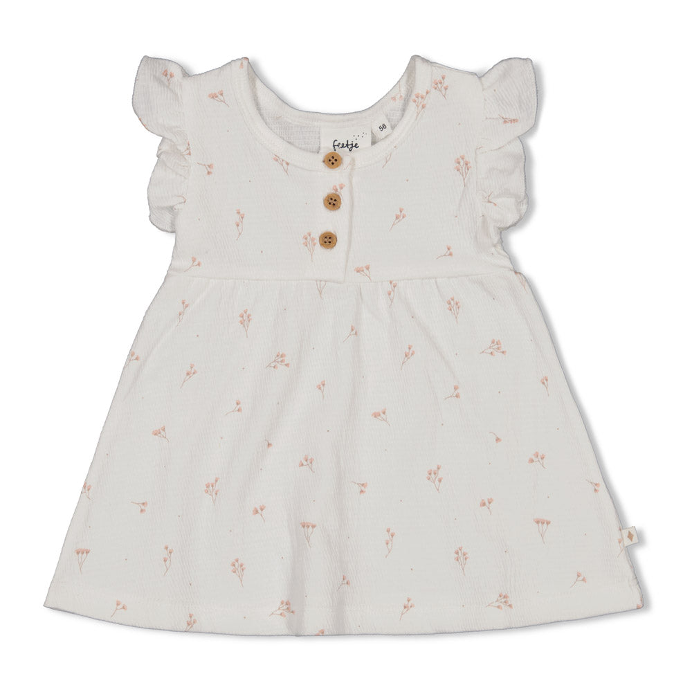 Vestido arrugado bebé niña  Delicate Flower