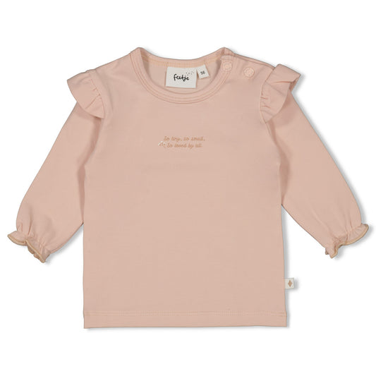 Camiseta manga larga bebé niña Delicate Flower