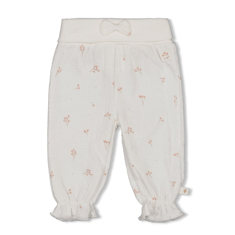 Pantalón arrugado bebé niña Delicate Flower