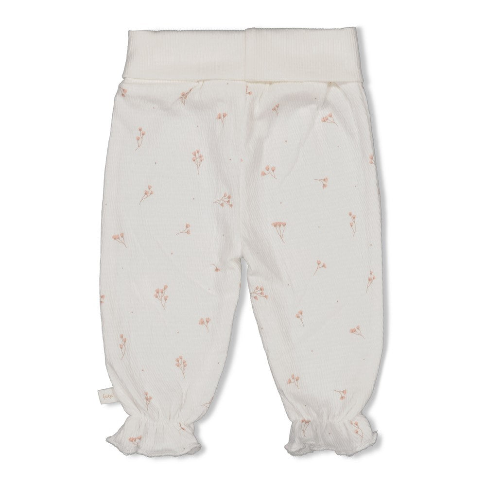 Pantalón arrugado bebé niña Delicate Flower