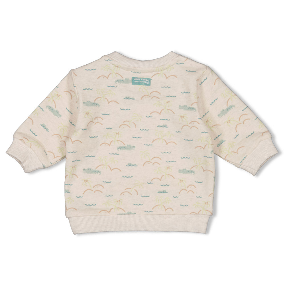 You Crock my World haurtxo mutilen relaxed fit sudadera