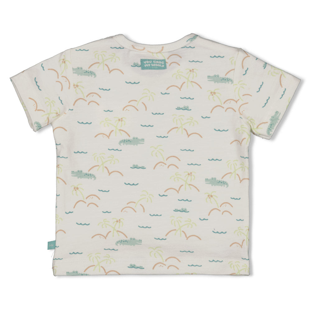 Camiseta manga corta bebé niño You Croc my World