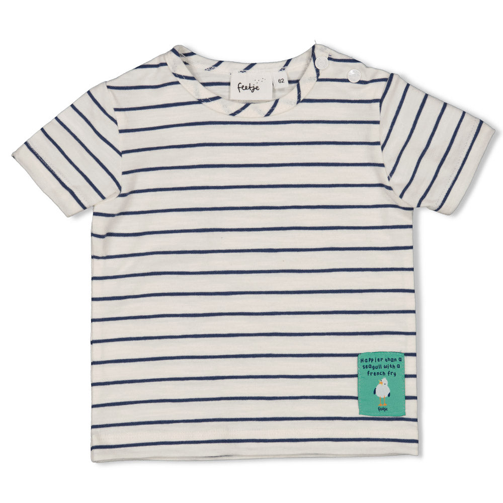 Camiseta manga corta bebé niño Seaside Happiness