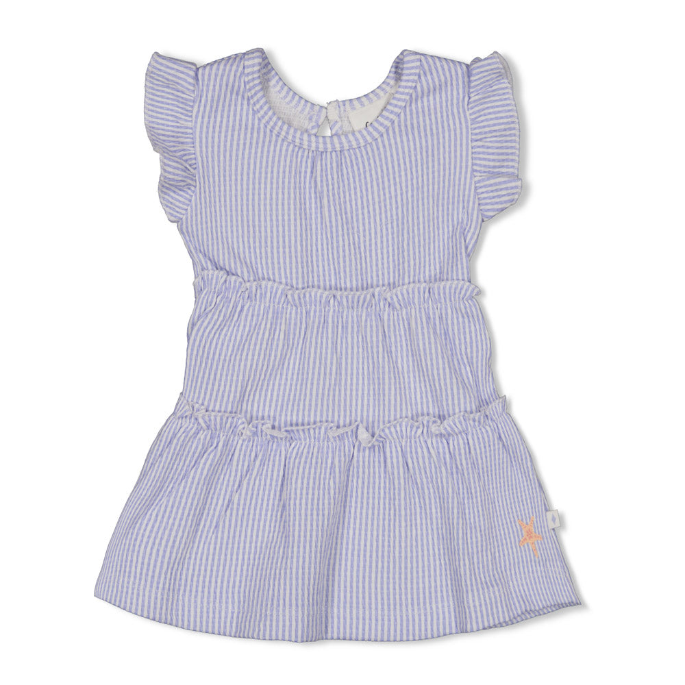 Vestido arrugado rayas bebé niña Sea La Vie
