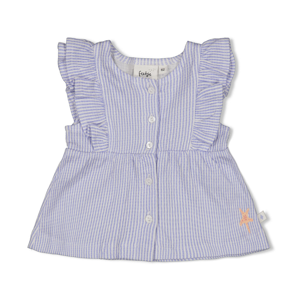 Camiseta sin mangas arrugado bebé niña Sea La Vie