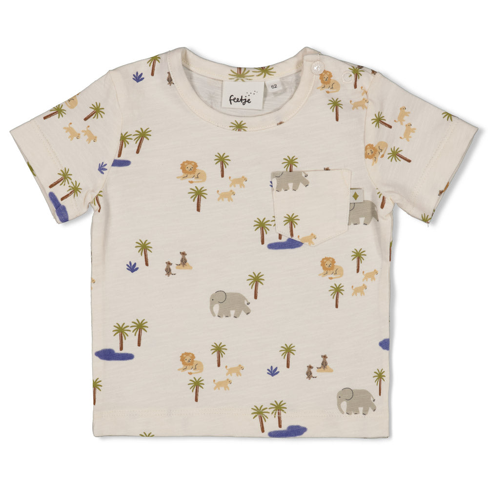 Camiseta manga corta bebé niño Safari Savage