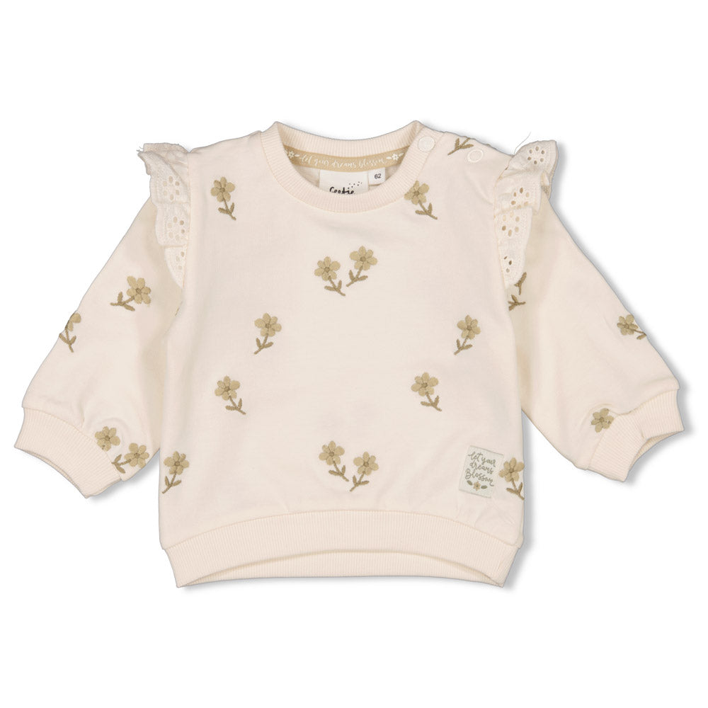 Suéter relaxed fit bebé niña Let Your Dreams Blossom