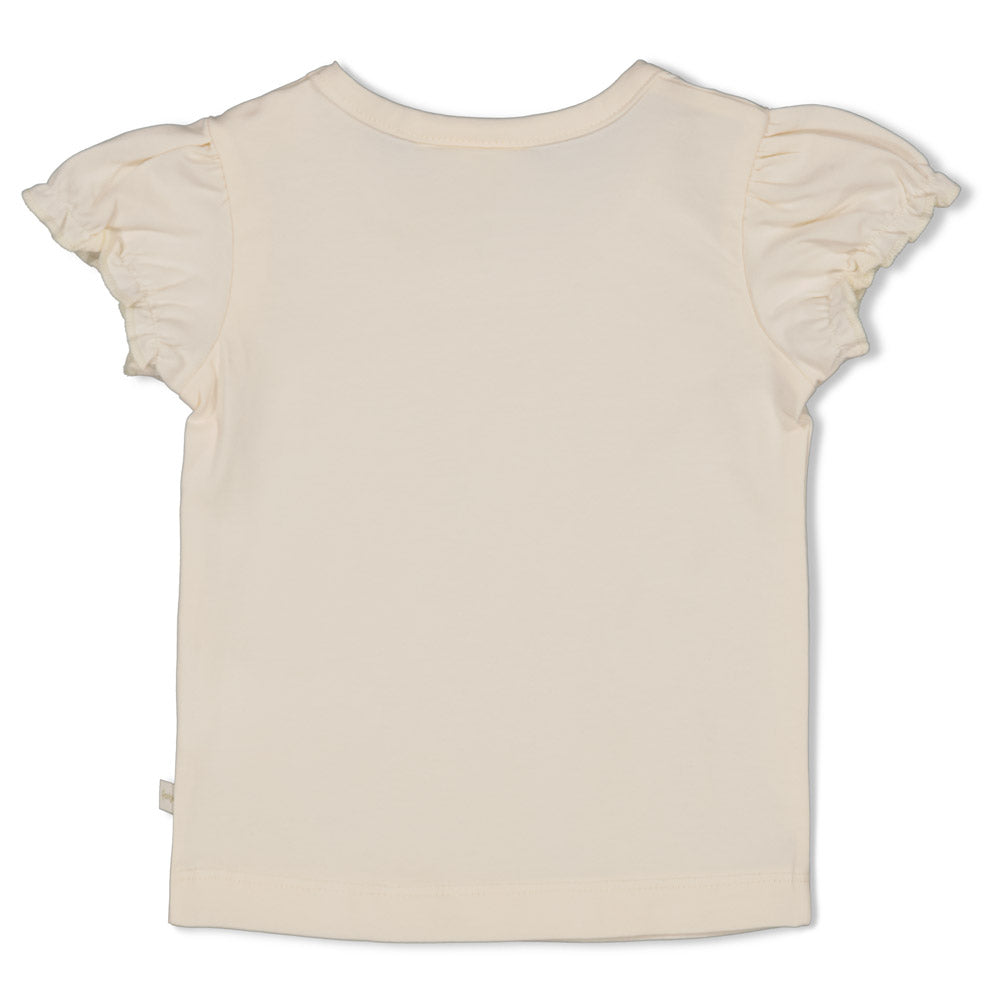Camiseta manga corta bebé niña Let Your Dreams Blossom