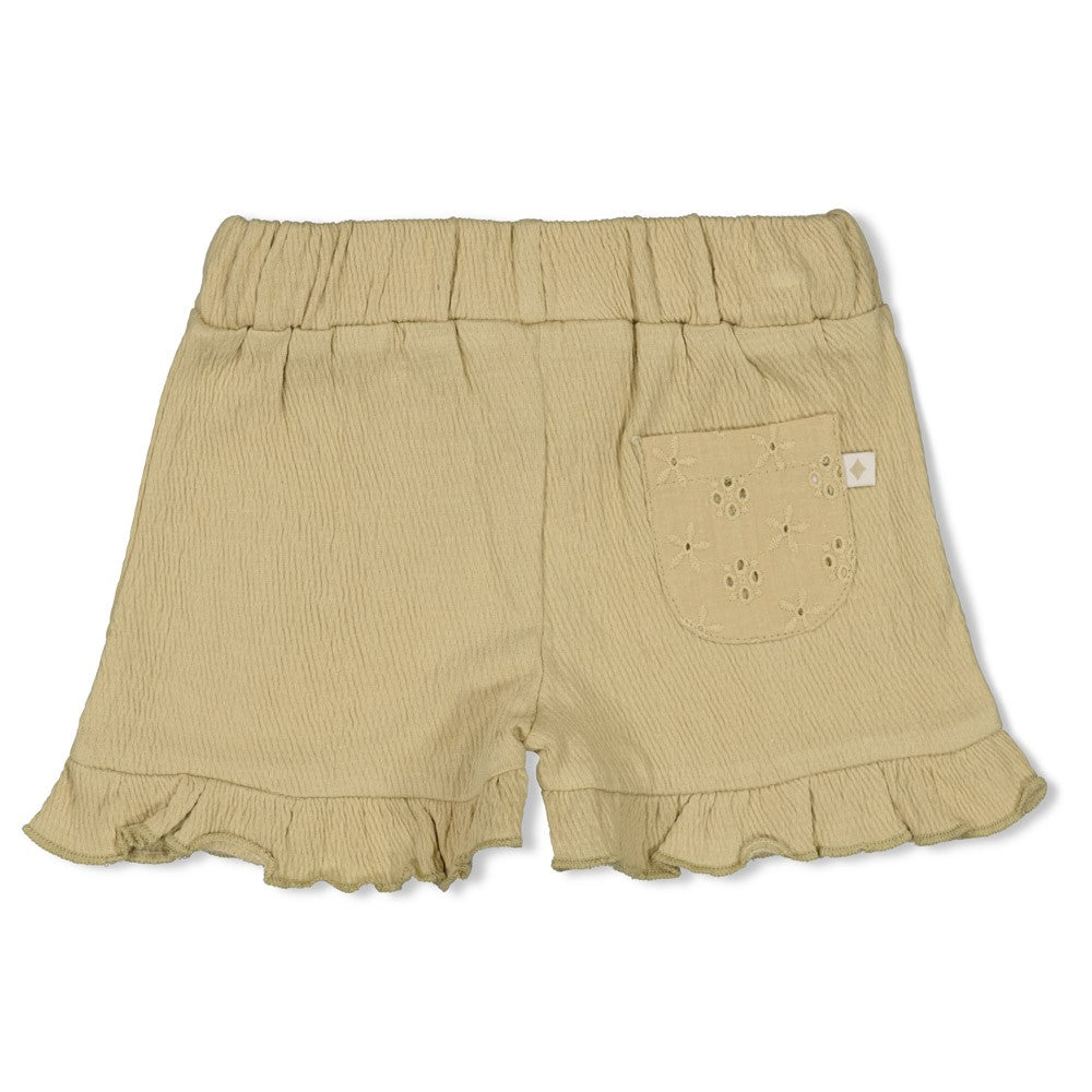 Pantalón corto arrugado volantes bebé niña Let Your Dreams Blossom