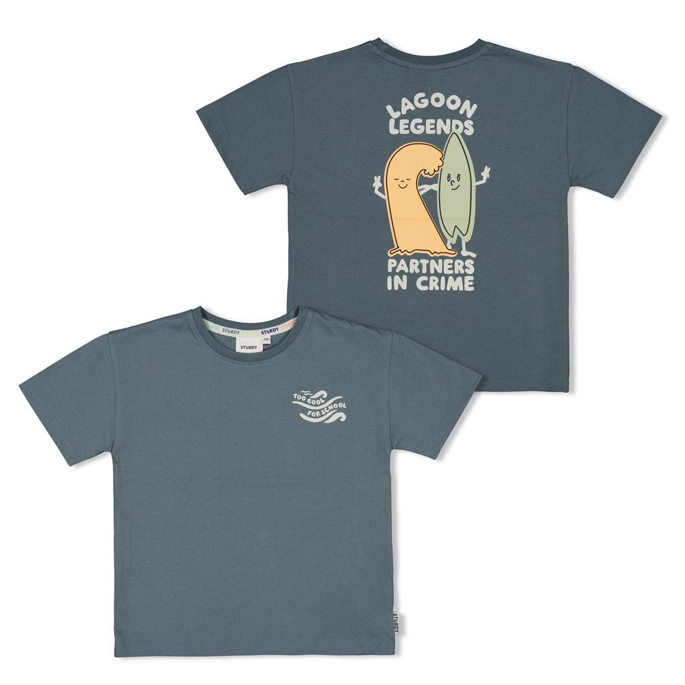 Camiseta manga corta oversized niño Lagoon Legends
