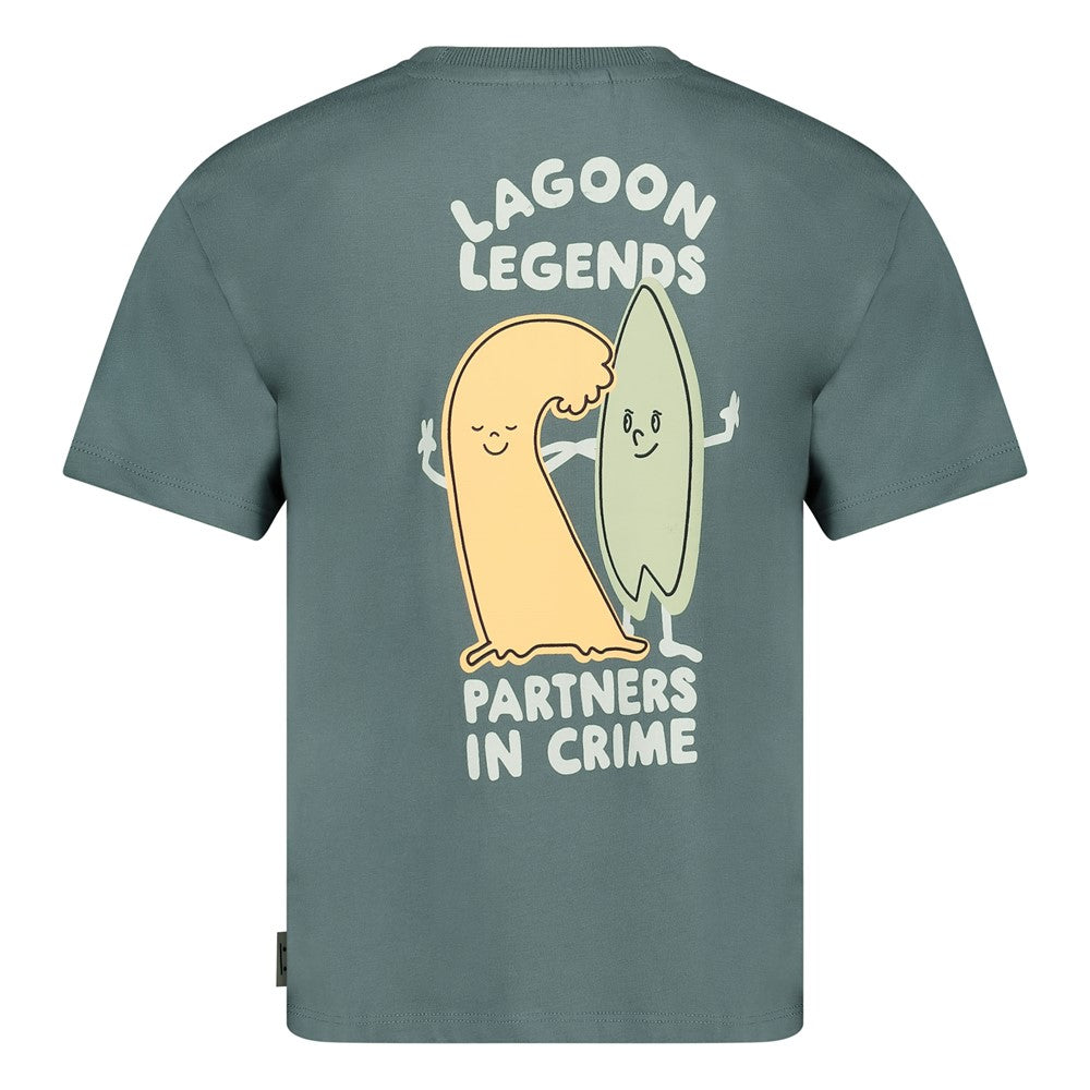 Camiseta manga corta oversized niño Lagoon Legends
