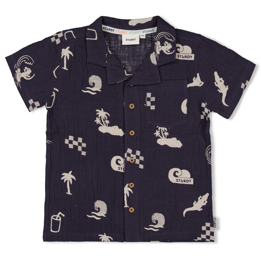 Camisa manga corta muselina niño Lagoon Legends