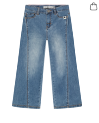 Jeans wide leg niña