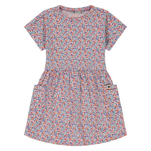 Vestido manga corta niña