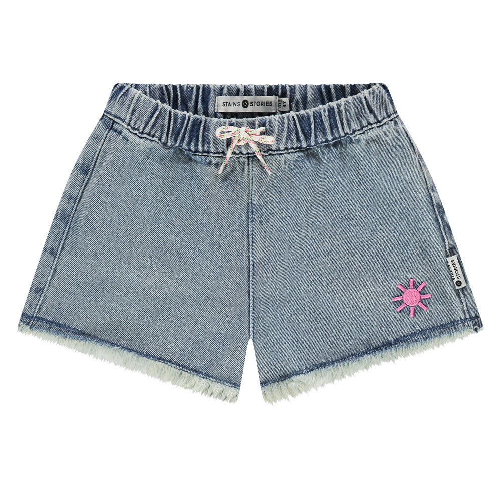 Short denim niña