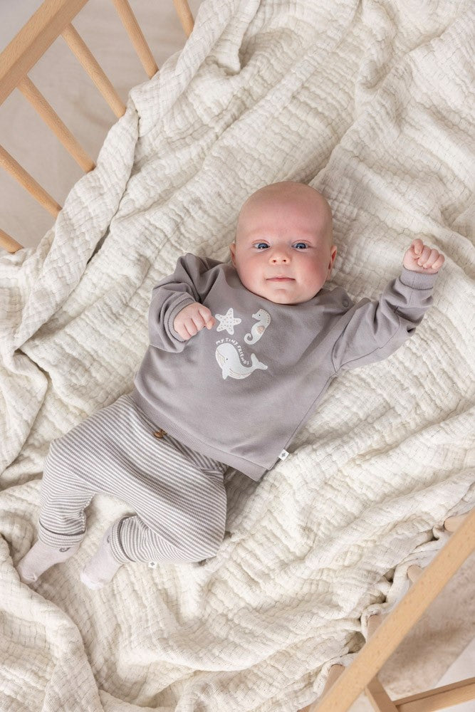 Sea Sweeties haurtxo mutilen oversized jertsea