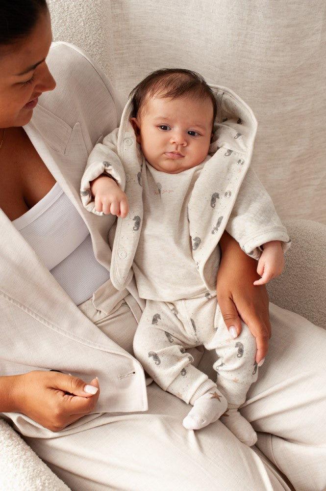 Chaqueta reversible con capucha bebé niño Sea Sweeties