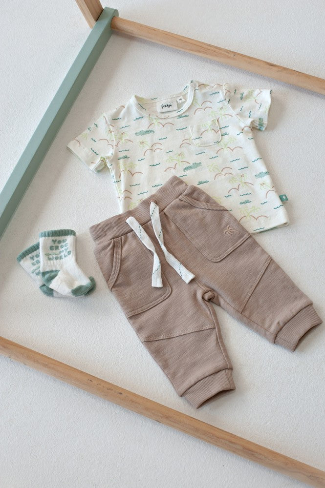 Camiseta manga corta bebé niño You Croc my World
