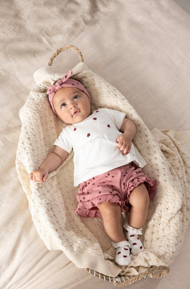 Camiseta manga corta bebé niña Lovebug