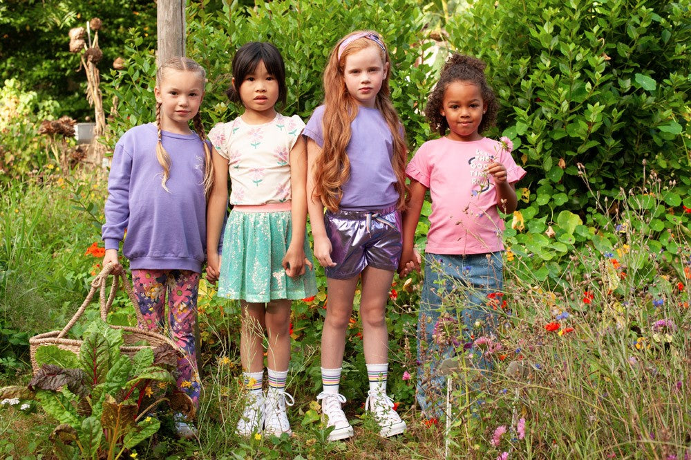 Falda con lentejuelas niña Rolling into Spring