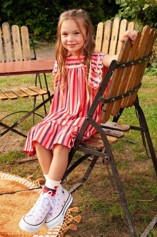 Vestido rayas niña Salsa Sunset