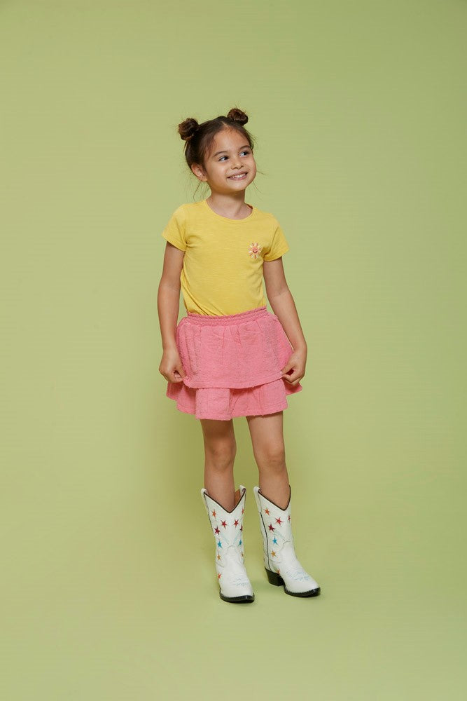 Falda muselina niña Salsa Sunset