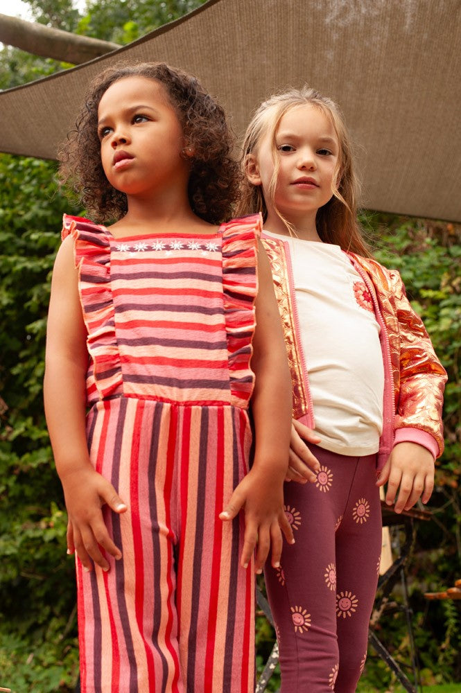 Mono rayas niña Salsa Sunset